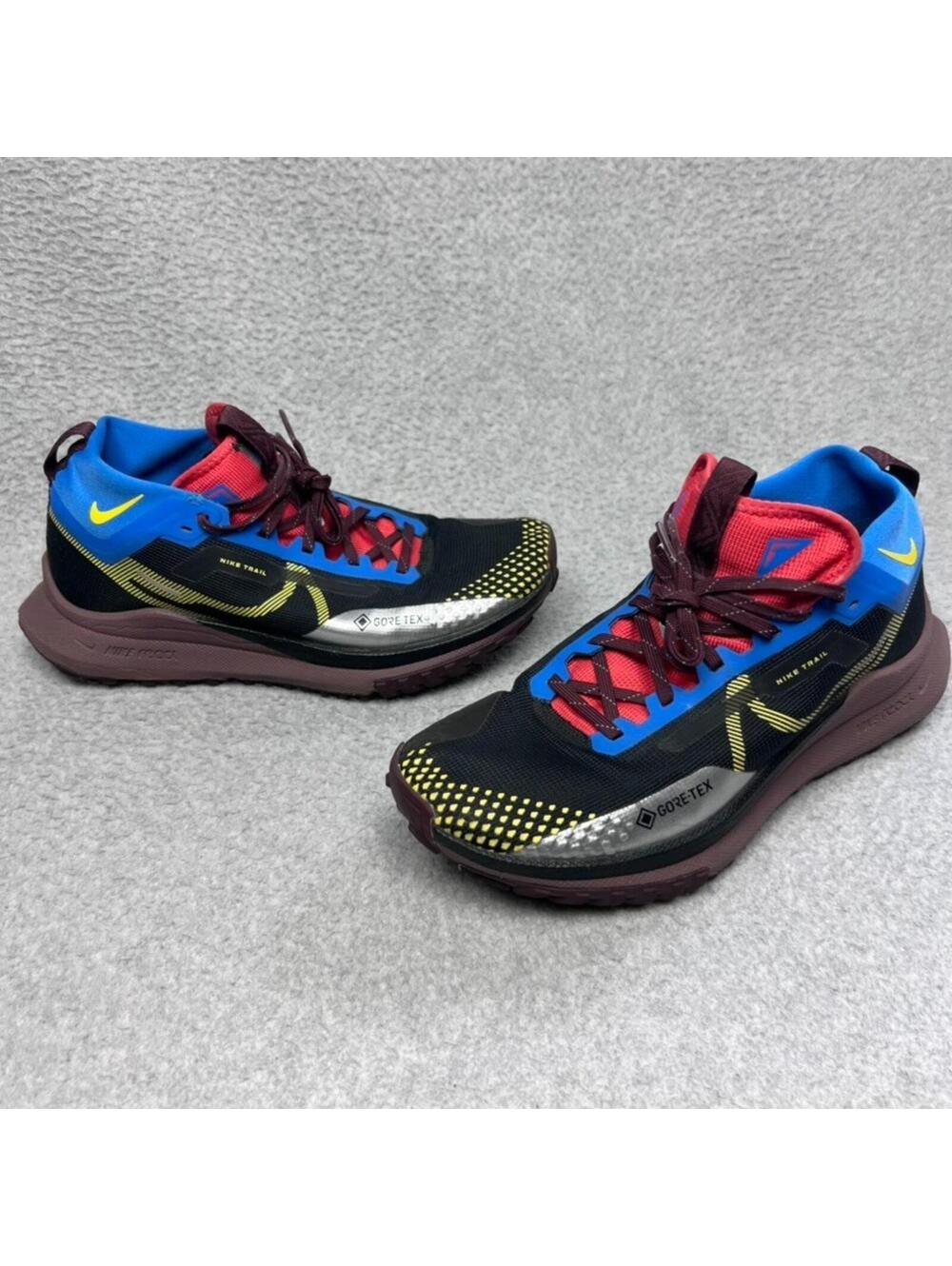 Nike React Pegasus Trail 4 GORE TEX Womens 9.5 Waterproof Running Shoes DJ7929-0